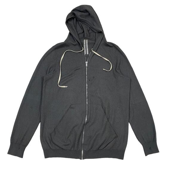 Rick Owens Faun S/S 15 Jason Cashmere Full Zip Hoodie Men's XL Streetwear - Picture 1 of 12